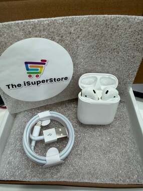 Apple AirPods (2nd Generation) with Charging Case and Lightnning Charging Cable